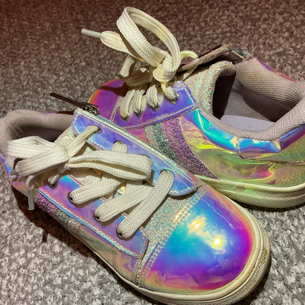 Holographic Kids Sneakers